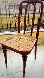 Sedia Thonet n.41 marcata Kohn Fischel