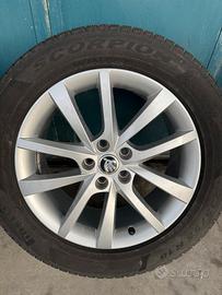 cerchi con pneumatici  skoda