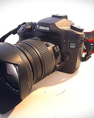Canon EOS 50D obiettivo Sigma 17-50 F2.8 EX DC OS 