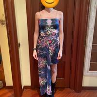 Vestito elegante corto/lungo elasticizzato tg 42