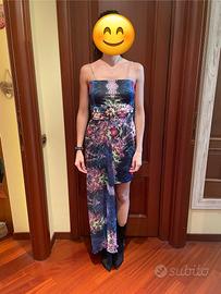 Vestito elegante corto/lungo elasticizzato tg 42