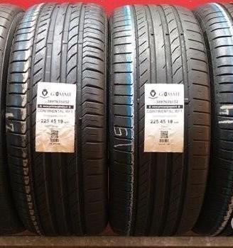 4 gomme 225 45 19 continental rft a557
