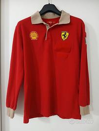 Maglia Polo Vintage Scuderia Ferrari Meccanico F1