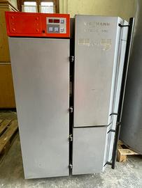 Caldaia legna + gasolaio + boiler + termosifoni