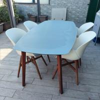 Set tavolo e sedie da esterno