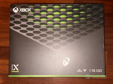 Xbox series X 1TB nera + gioco