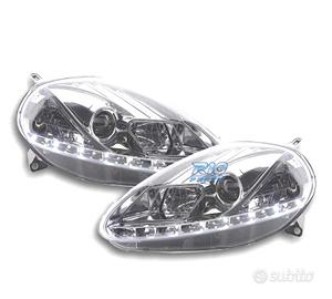 FARI PER FIAT GRANDE PUNTO 09- LUCE DIURNA A LED
