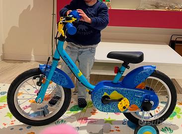 Bici bambina/o 3-5 anni B twin 500 14 pollici