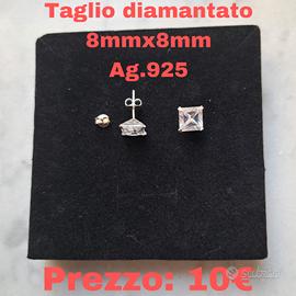 orecchini argento punto luce 