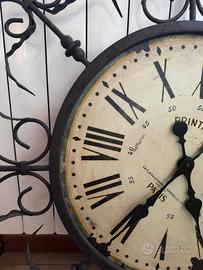 Orologio da Parete Vintage Shabby Chic a Pile
