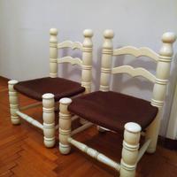 POLTRONCINE VINTAGE ANNI 70 colore BIANCO 02pz
