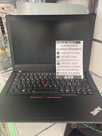 Pc notebook LENOVO t470 i5 ssd 512Gb