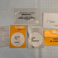 Libretto Macchina gas SAMET