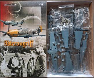 Kit modellismo Adlerangriff Bf109E Eduard 1:48