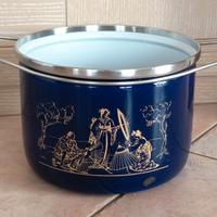 Pentola smaltata vintage Siltal