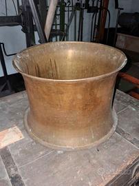 Portavaso in ottone vintage