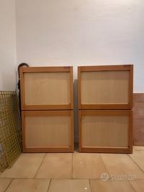 Scarpiera vintage FOPPAPEDRETTI di legno