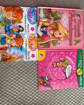 Lotto di 4 libri a tema principesse e fate