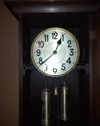 OROLOGIO A PENDOLO IN ROVERE MASSELLO