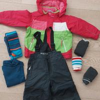 completo tuta sci neve 1-2 anni icepeak