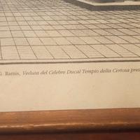 Stampa antica Certosa di Pavia in cornice