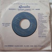 Vinile  "Elettroradiotecnica Gandellini BS "
