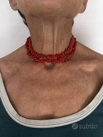 Collana lunga frangioni Corallo Sardegna 42g