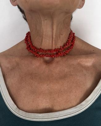 Collana lunga frangioni Corallo Sardegna 42g