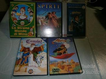 5 dvd fiabe per bamabini