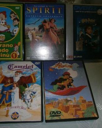 5 dvd fiabe per bamabini