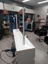 Tavolo postazione parrucchieri con Specchi