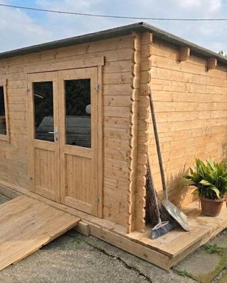 CASETTA DI LEGNO LINDA 400x300x222h spess.34mm