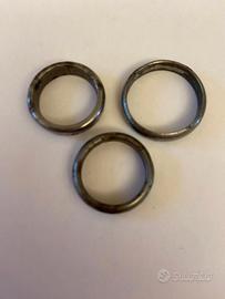 Tris di fedi anelli ''oro alla Patria 18-11- 1935