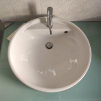 Mobile bagno moderno con lavabo doppio da appoggio