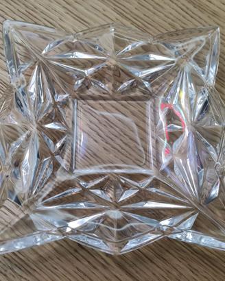 Svuotatasche posacenere vintage vetro geometrico