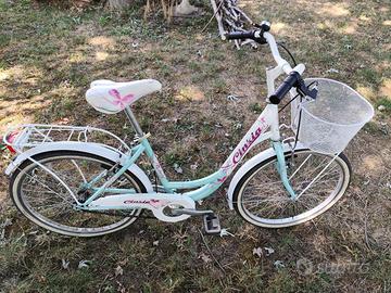 Bicicletta Cinzia Liberty Rosa Bianco Verdina 24 "