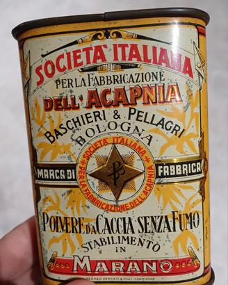 Scatola da caccia vintage Baschieri 