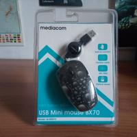 Mediacom USB 2.0 mouse mini nuovo