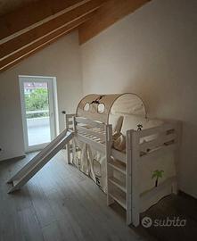 Letto bambini in legno come nuovo
