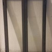 Finestra/porta/sportello in alluminio grigio