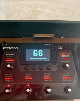 Pedaliera multieffetto Zoom G6