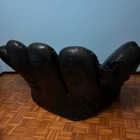 Poltrona Guanto da Baseball Joe Nera del 1978