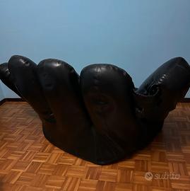 Poltrona Guanto da Baseball Joe Nera del 1978