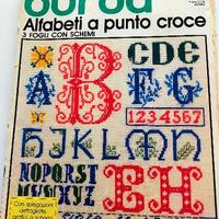BURDA  alfabeti punto croce e altre riviste/album