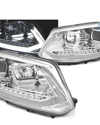 FARI PER VOLKSWAGEN VW TOURAN II 10-15 TRU DRL CON