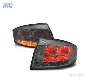 FANALI AUDI TT 98-05 LED FONDO CROMATO FUMÉ