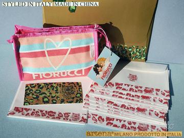 FIORUCCI VINTAGE Carta Lettere + Trousse Pochette