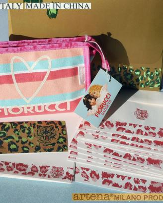 FIORUCCI VINTAGE Carta Lettere + Trousse Pochette