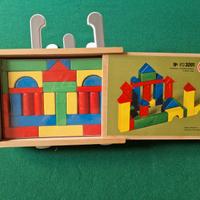 Set di costruzioni in blocchi di legno Nuovo