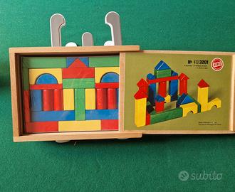 Set di costruzioni in blocchi di legno Nuovo